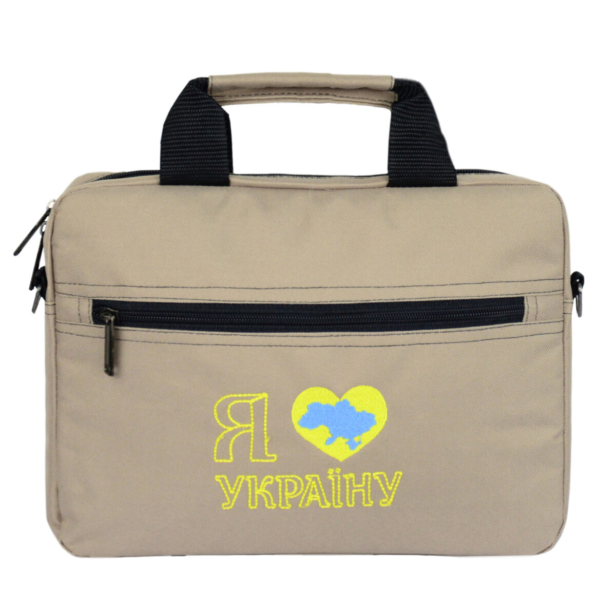 Сумка для ноутбука Porto 12'' PN12 LoveUkraine Beige (PN12LB_LoveUkr) - Зображення 1